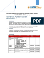 Asistencia Alimentaria 2016 Cronograma Grupo1