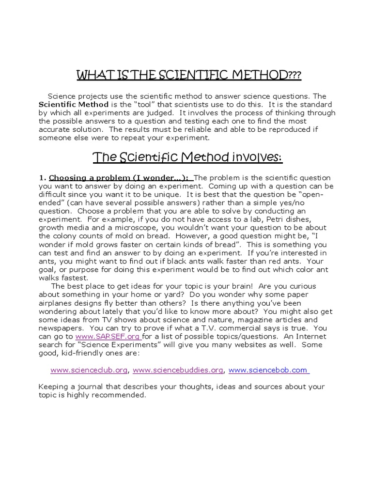 Scientific Method 2016x | PDF | Experiment | Scientific Method