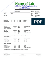 Sample Lab Report