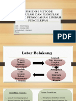 Efektifitas Koagulasi Flokulasi Untuk Pengolahan Limbah Pencelupan