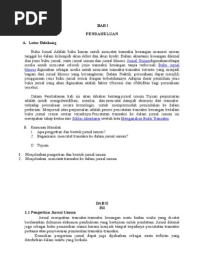 14+ Makalah Jurnal Umum Pdf