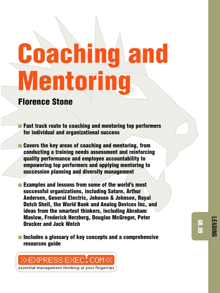 Coaching and Mentoring (2002) | PDF | Mentorship | Apprenticeship