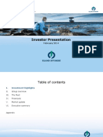 Investor Presentation Island Offshore Februa