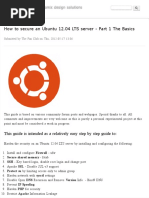 How To Secure An Ubuntu 12.04 LTS Server - Part 1 The Basics - How To - The Fan Club - Dynamic Desig