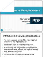 Introduction To Microprocessors