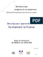 Ils Chantent La France Livret - Pedagogique - Complet PDF