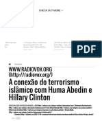 A Conexão Do Terrorismo Islâmico Com Huma Abedin e Hillary Clinton - WWW.radiOVOX