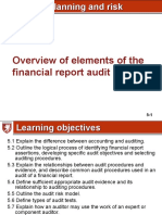Overview of Elements of The Financial Report Audit Process