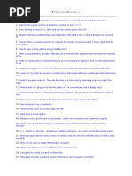 C Faq's 
