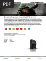 Datasheet CM3PVR Portugese