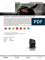 Datasheet CM3PVR Portugese