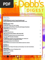 Download Dr Dobbs Digest Feb 2010 by SamRuDin SN33102198 doc pdf