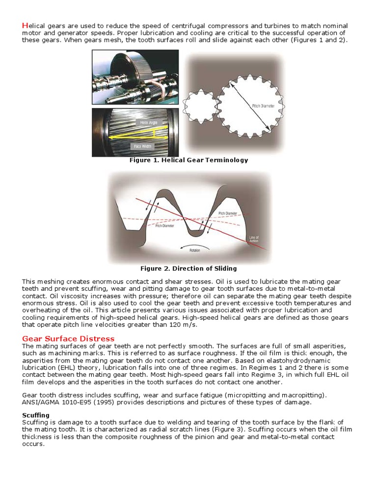 Cooling and Lubrication of HighSpeed Helical Gears PDF Gear Wear