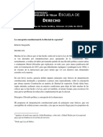 La concepción constitucional de la libertad de expresión (Roberto Gargarella)