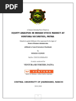 Equity Analysis at Ventura Securities