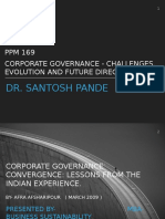 PPM 169 Corporate Governance - Challenges, Evolution and Future Direction
