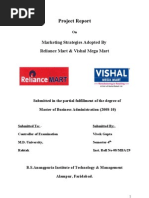Download marketing strategies adopted by reliance mart  vishal mega mart by vivek_gupta2908 SN33103337 doc pdf