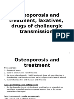 Osteoporosis Treatment, Laxatives, Drugs of Cholinergic Transmission