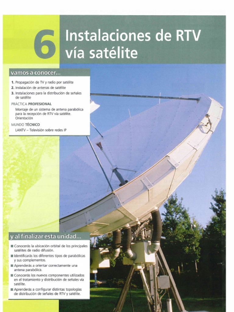 06-Instalaciones de RTV Via Satelite | PDF