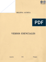 Versos Esenciales - Delfina Acosta - Ano 2001 - Portalguarani