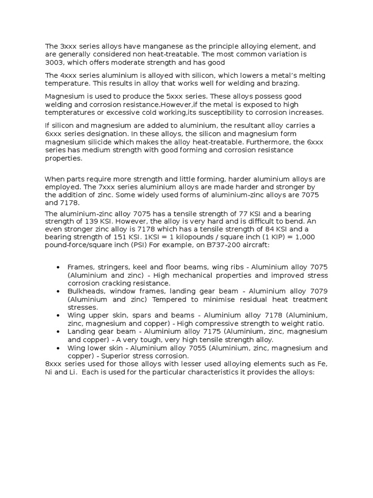 The 3xxx Series Alloys | PDF