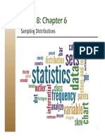 Week 8: Chapter 6: Sampling Distributions