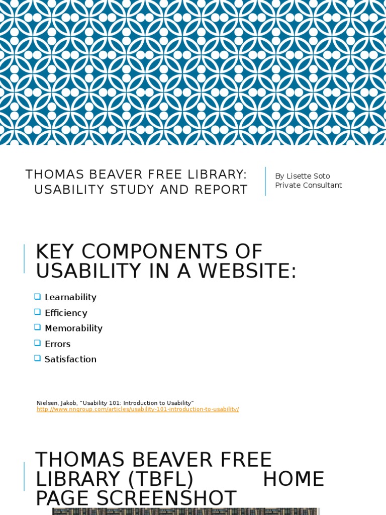 Usability Presentation | PDF