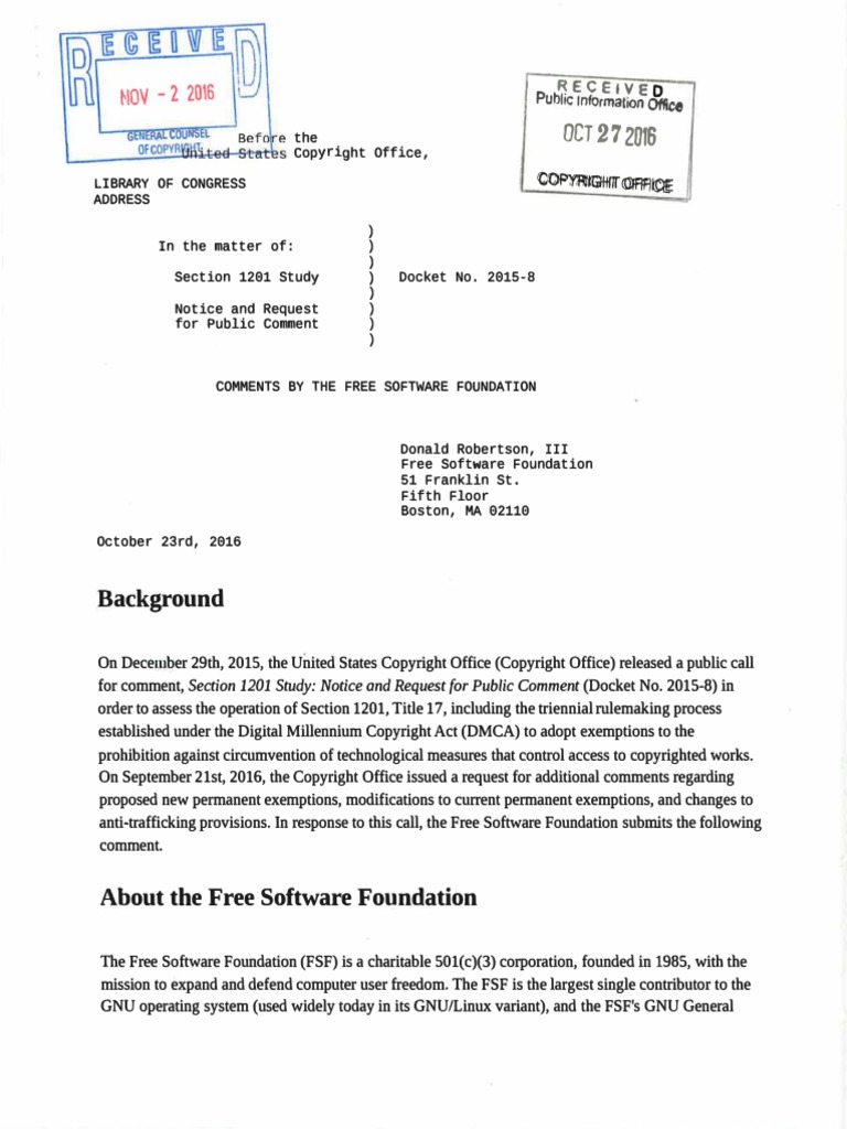 Free Software Foundation - DRM | PDF | Digital Millennium Copyright Act ...