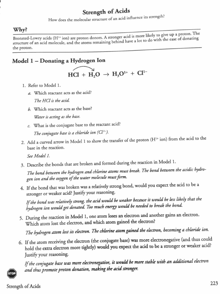 Key Acidsstrength Pdf