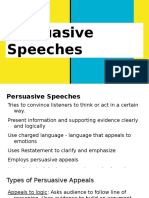 persuasive speeches  1 