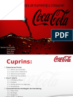 Strategia de Marketing La the Coca Cola Company