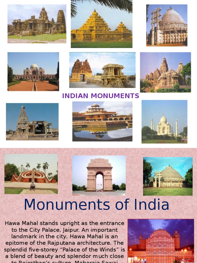 Top Monuments of India Overview | PDF