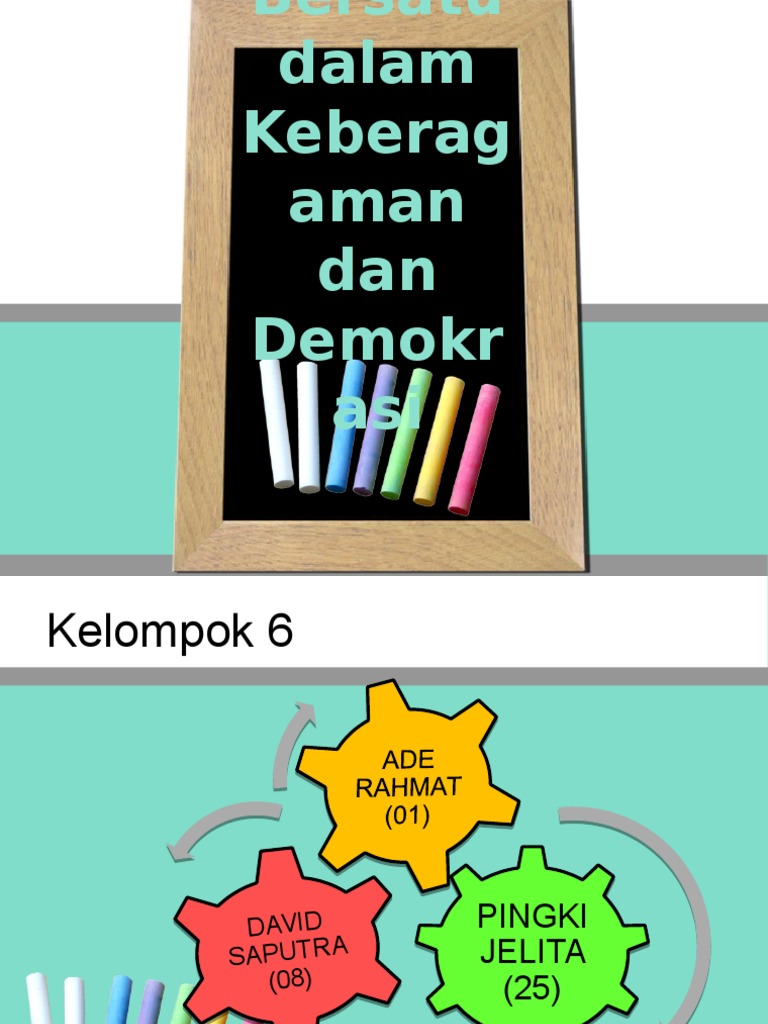 Bersatu Dalam Keberagaman Dan Demokrasi