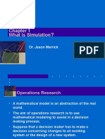 What Is Simulation: Dr. Jason Merrick