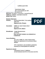 Curriculum Vitae