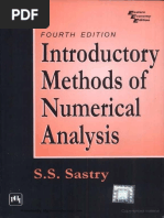 Download Introductory methods of numerical analysis by SS sastrypdf by bharat SN331058736 doc pdf