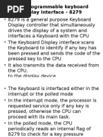 The Programmable Keyboard Display Interface - 8279