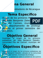 Primeros Pobladores de Nicaragua