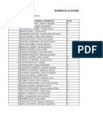 Nomina de Estudiantes