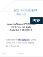 Virtual Desktop Infrastructure (VDI) Discussion