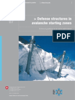 Defense Structures in Avalanche Starting Zones