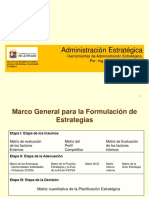 Herramientas de Administración Estratégica