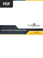 Cyberoam High Availability Configuration Guide