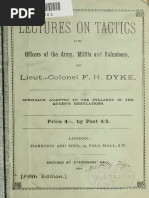 Lectures On Tactics For Officers of The Army, Militia and Volunteers