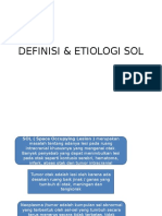 Definisi & Etiologi Sol