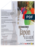 Programa - Semana Cultural de Japon
