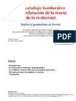 El Escarabajo Bombardeo o La Refutación de La Teoría de La Evolución