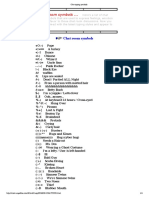 Chat Typing Symbols