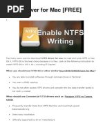 When You Should Use NTFS-3G or Other Similar Free NTFS NTFS Drivers For Mac?