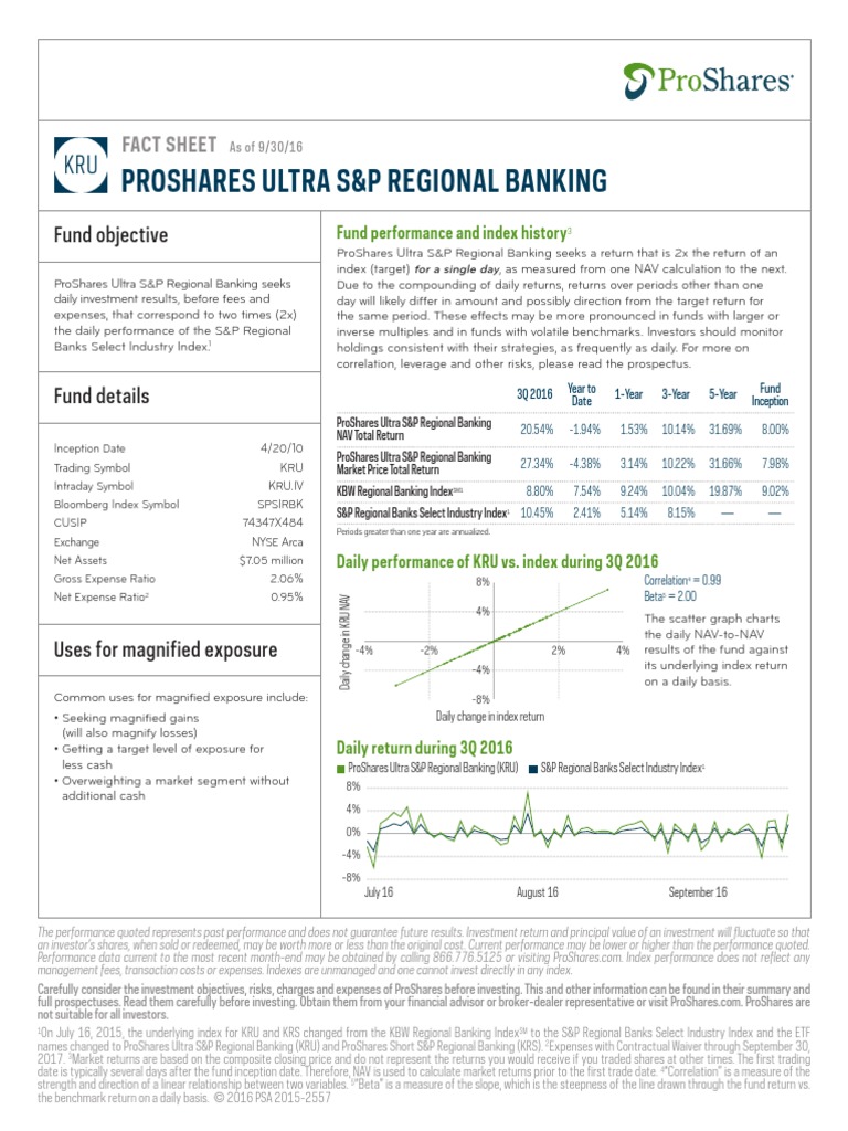 Pro Shares Fact Sheet Kru | PDF | Stock Market Index | Derivative (Finance)